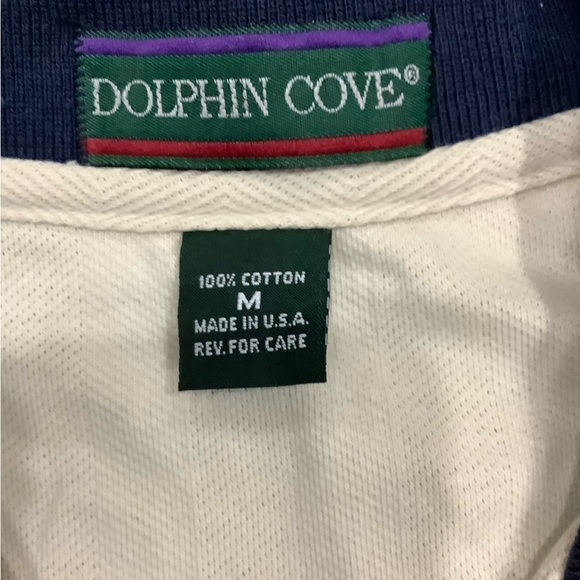 Men's Dolphin Cove Medium Polo Shirt Ireland Flag Crest Irish St. Patricks Day - Picture 6 of 8